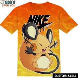 Dedenne Pokemon Nike Shirt, Ultimate Pokemon Themed Apparel, Modern Nike Graphic T-shirts