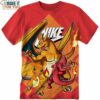 Evolution of Charmander Nike 3D Shirt, Stylish Pokemon Shirts for Men, Eye-catching Nike Graphic T-shirts
