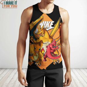 Evolution of Charmander Pokemon Nike Shirt, Bold Nike Graphic Prints