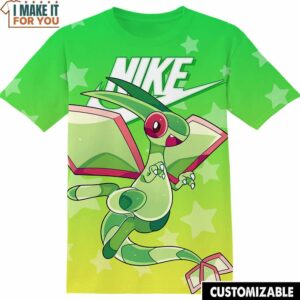 Flygon Pokemon Nike Shirt, Pokemon Clothing for Adults, Nike Graphic Tees For Fans