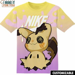 Mimikyu Pokemon Nike Shirt, Exclusive Birthday Gifts, Unique Nike Graphic Tees