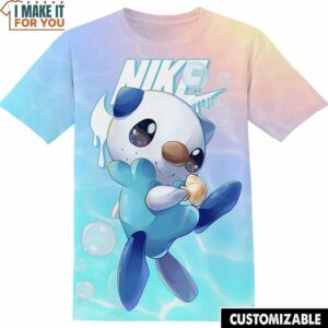 Oshawott Pokemon Nike Shirt, Perfect Gift for Pokemon Enthusiasts, Stylish Nike Graphic T-shirts