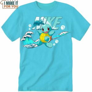 Squirtle Nike 3D Shirt, Gift Ideas for the Ultimate Pokemon Lover, Nike Graphic Design Shirts Squirtle Nike 3D Shirt, Gift Ideas for the Ultimate Pokemon Lover, Nike Graphic Design Shirts