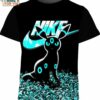 Umbreon Nike 3D Shirt, Ultimate Gift for Pokemon Fan, Limited Edition Nike Tees