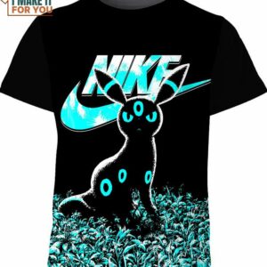 Umbreon Nike 3D Shirt, Ultimate Gift for Pokemon Fan, Limited Edition Nike Tees