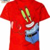 Mr Krabs Spongebob Squarepants Nike 3D Shirt, Cartoon Gifts for Animation Fans