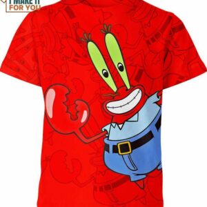 Mr Krabs Spongebob Squarepants Nike 3D Shirt, Cartoon Gifts for Animation Fans