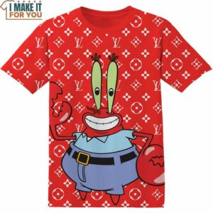 Mr. Krabs SpongeBob LV Shirt, Cartoon Lovers Gift Ideas