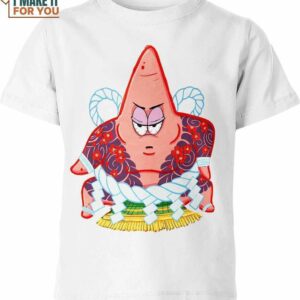 Patrick Star Spongebob Squarepants Sumo Shirt, Gifts for Cartoon Lovers