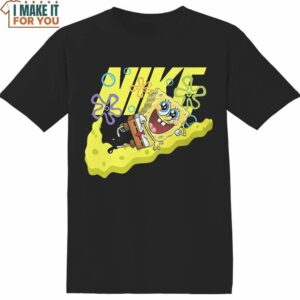 SpongeBob SquarePants Nike Shirt, Cartoon Lovers Gift
