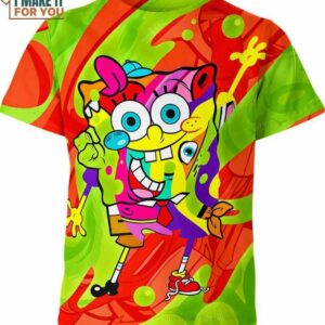 Spongebob Squarepants Colorful Shirt, Holiday Gift Ideas for Cartoon Lovers