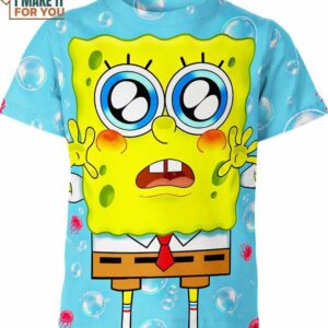 Spongebob Squarepants Cute Shirt, Creative Birthday Gift Ideas for Cartoon Lovers