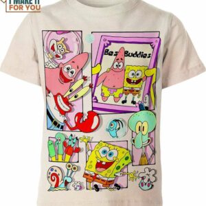 Spongebob Squarepants Family Shirt, Inexpensive Gift Ideas for Cartoon Lovers