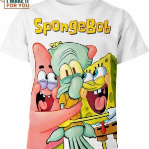 Spongebob Squarepants Friend Shirt, Best Cartoon Gifts for Animation Fans
