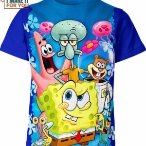 Spongebob Squarepants Shirt, Cartoon Lover Gifts