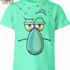 Squidward Spongebob Squarepants Shirt, Gifts for Cartoons Lovers