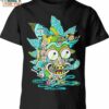 Rick And Morty Funny Face Shirt, Rick And Morty Birthday Gifts