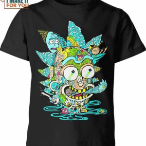 Rick And Morty Funny Face Shirt, Rick And Morty Birthday Gifts