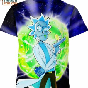 Rick And Morty Shirt, Cartoon Gifts for Animation Fans