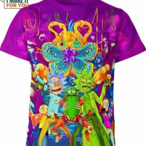 Rick And Morty Shirt, Cartoon Lovers Gift Ideas for Birthday
