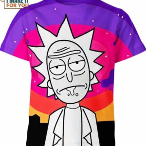 Rick Sanchez Rick And Morty Shirt, Cartoon Lover Gifts for Him