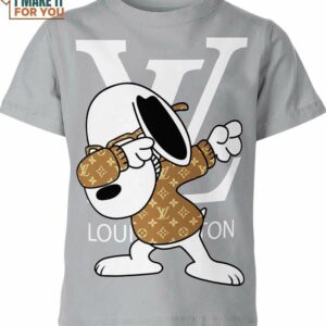 Dabbing Snoopy Louis Vuitton Shirt, Best Snoopy Gifts