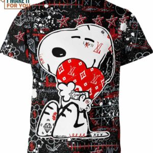 Snoopy Louis Vuitton Draw Shirt, Snoopy Birthday Gifts