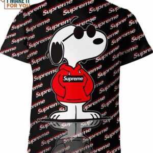 Snoopy Supreme Cool Shirt, Woodstock Peanuts Gifts