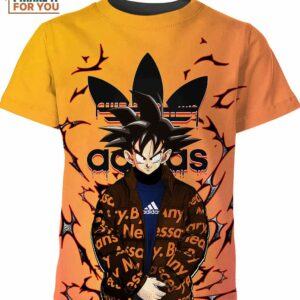 Songoku Adidas 3D Shirt, Epic Dragon Ball Z Gifts