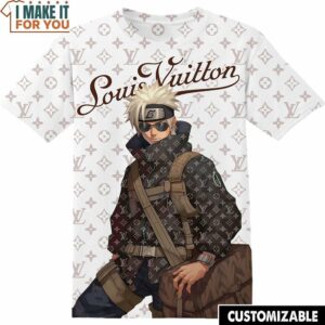 Kakashi Hatake Louis Vuilton 3D Shirt, Best Anime-themed Presents