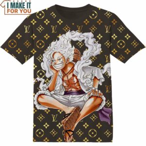 Luffy Gear 5 One Piece LV Cool Shirt, Exclusive Gifts For Anime Lovers