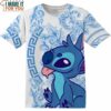 Blue Stitch 3D Shirt, Cartoon Lovers Gift Ideas