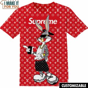 Bugs Bunny Supreme Louis Vuilton Luxury Shirt, Best Cartoon Lovers Gift