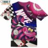 Cheshire Cat Alice’s Adventures in Wonderland 3D Shirt, Cartoon Gifts for Animation Fans