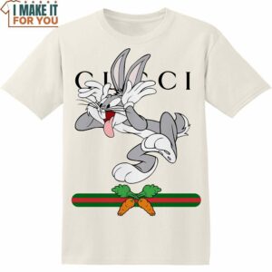 Looney Tunes Bugs Bunny Gucci Shirt, Unique Gifts for Cartoons Lovers