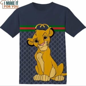 Simba The Lion King Gucci 3D Shirt, Gifts for Cartoons Lovers