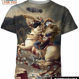 The World Is Yours Luxury Shirt, Cartoon Lover Gifts