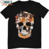 Dog Skull Dogs Paw Lover Halloween T-Shirt