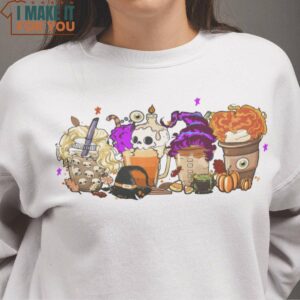 Halloween Coffee Hocus Pocus Mashup T-Shirt