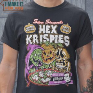Hex Krispies Cereal Silver Shamrock Halloween III Mashup T-Shirt