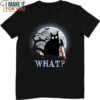 Cat What Murderous Black Cat With Knife Halloween Costume T-Shirt, Cute Spooky Gifts