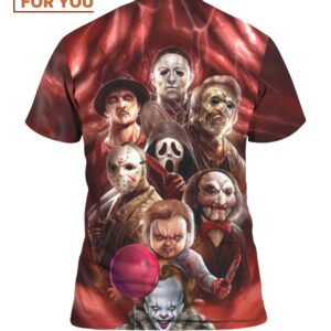 Halloween Movie Character T Shirt Halloween Fright Night Costumes 2
