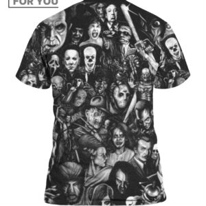 Halloween Horror Characters T Shirt Frightening Costume Concepts 2