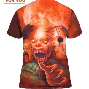 Halloween Movie Character T Shirt Spooky Halloween Apparel 2