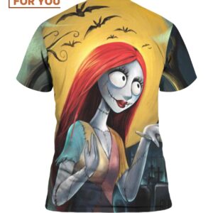 Halloween Movie Sally Skellington T Shirt Creepy Character Costumes 2