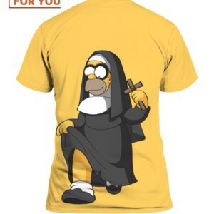 Homer Simpsons x Valak T Shirt Nightmare Inducing Costumes 2