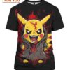 Horror Pikachu Halloween Style T Shirt, Creepy Costumes for Halloween