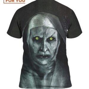 Horror Movie Valak Character T Shirt Scary Halloween Outfits 2