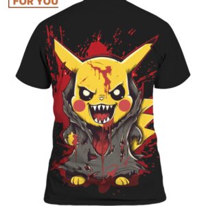 Horror Pikachu Halloween Style T Shirt Creepy Costumes for Halloween 2