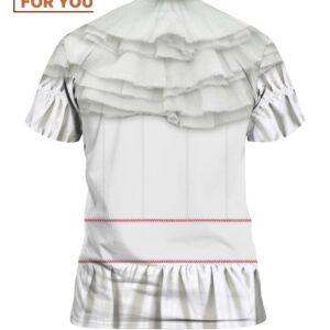 It Clown Pennywise Costume T Shirt Classic Horror Halloween Costumes 2